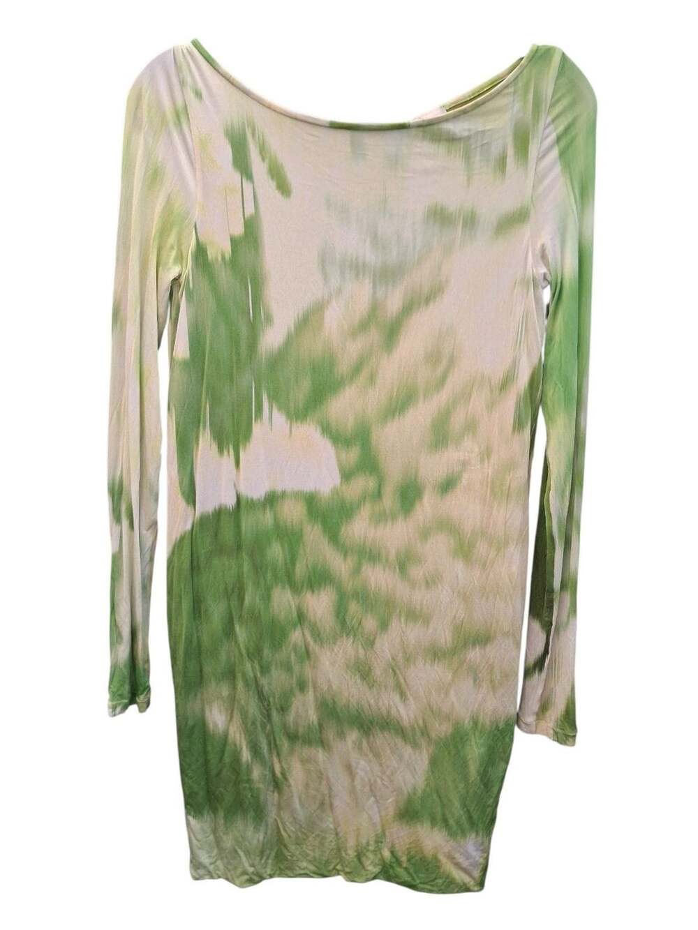 MaxMara Dress Green Tie Dye Long Sleeve